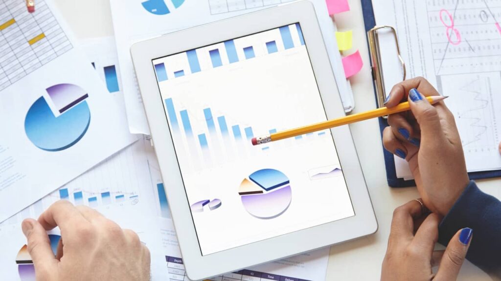 analyse de marché statistiques graphiques
