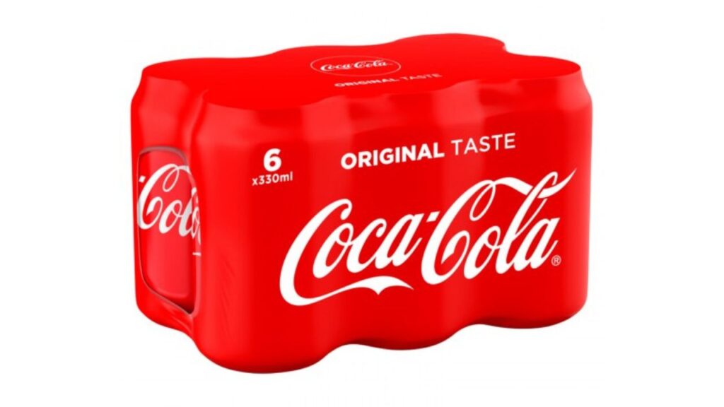 pack coca canettes