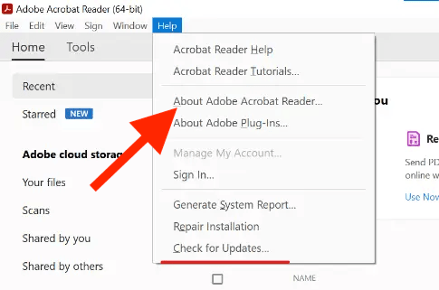 réparer les fichiers PDF endommagés : solution 2