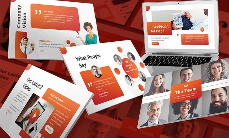 template de présentation powerpoint