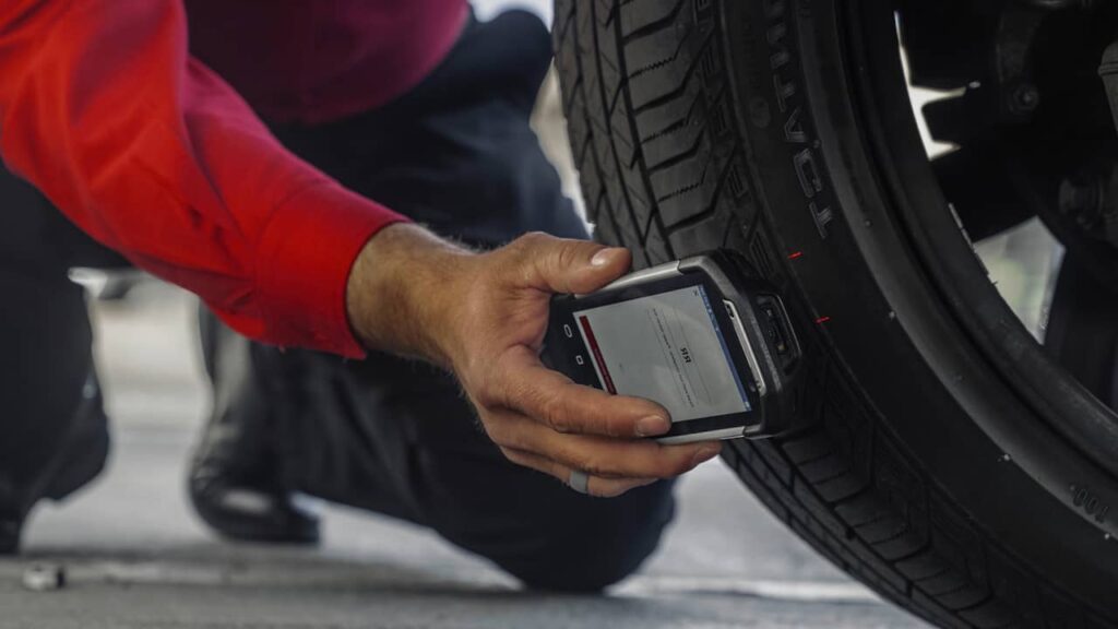 scanner de pneu