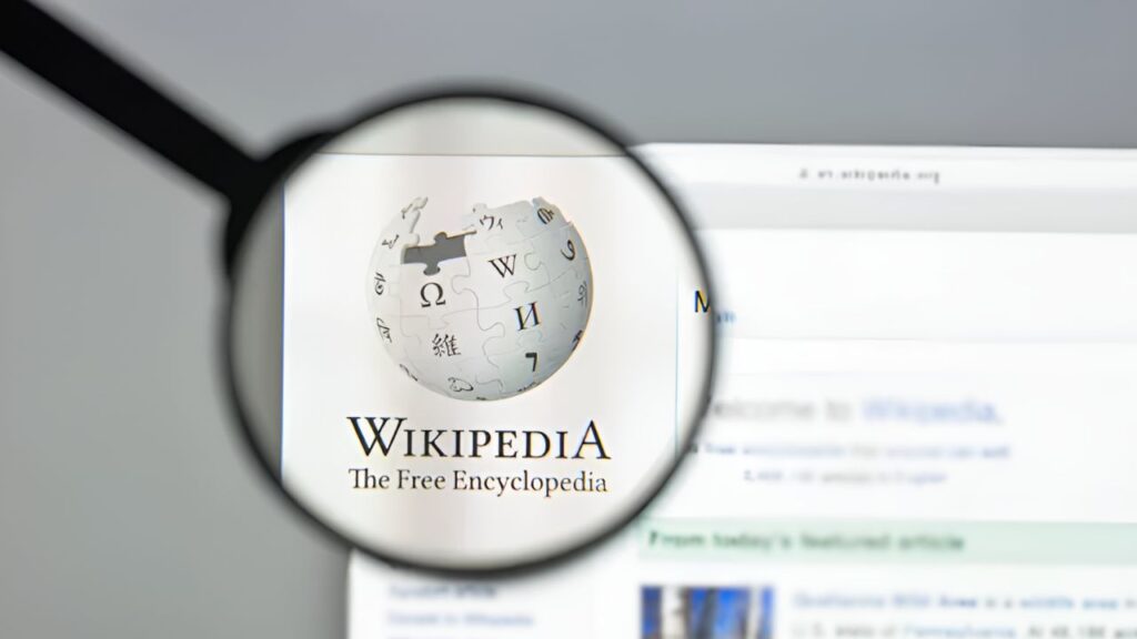 une page Wikipédia