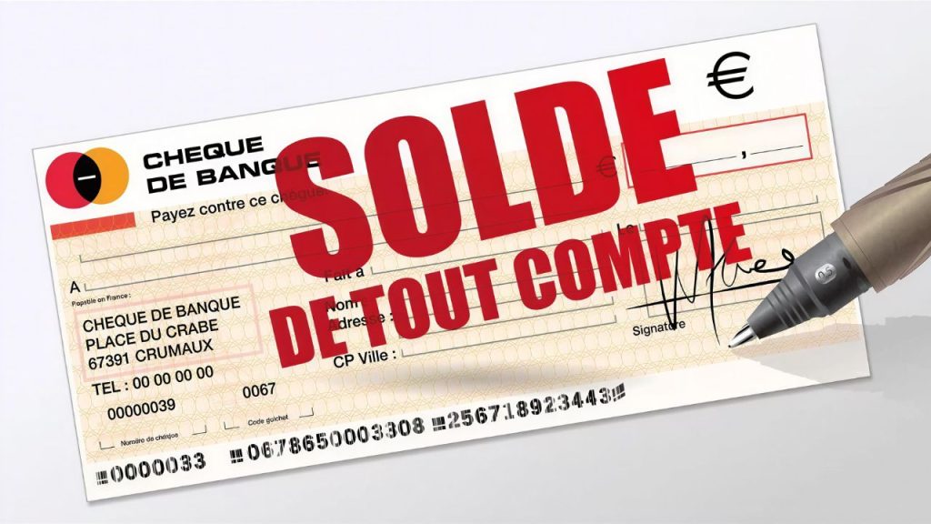 solde de tout compte